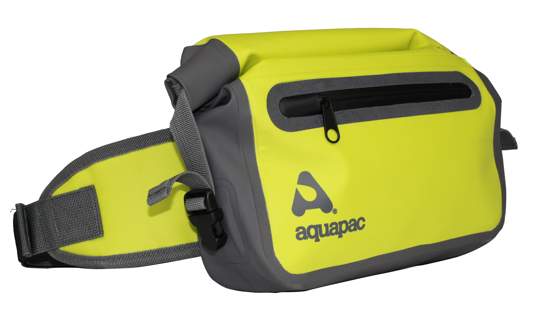 Waist Pack, acid green / grey